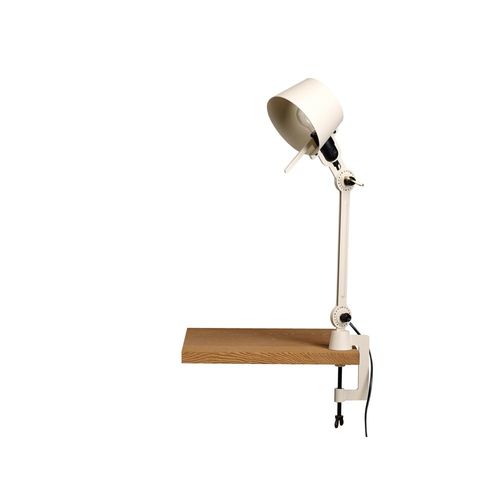 Tonone Bolt Desk 1 arm Small Bureaulamp met tafelklem Creme