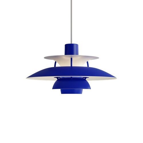 Louis Poulsen PH 5 Mini Hanglamp Monochrome blauw