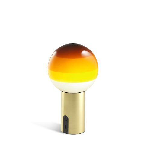 Marset Dipping Light Portable Tafellamp - Oranje - Messing