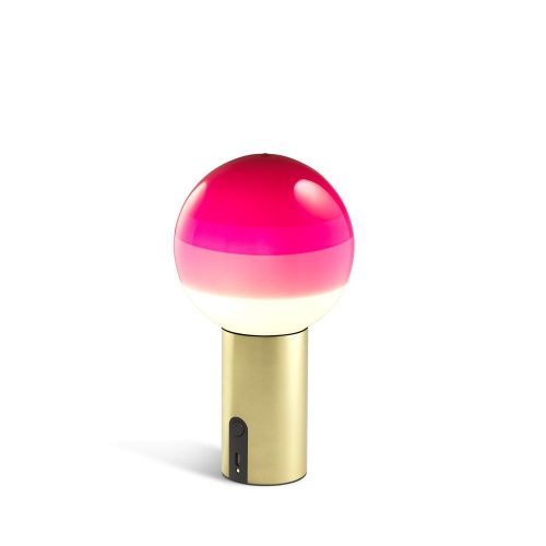 Marset Dipping Light Portable Tafellamp - Roze - Messing