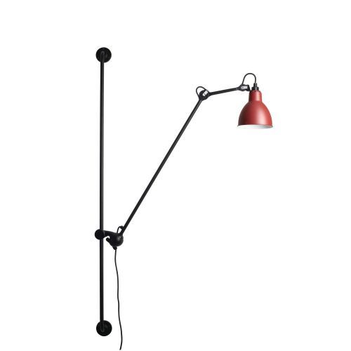 DCW Editions Lampe Gras N214 Round Wandlamp Rood