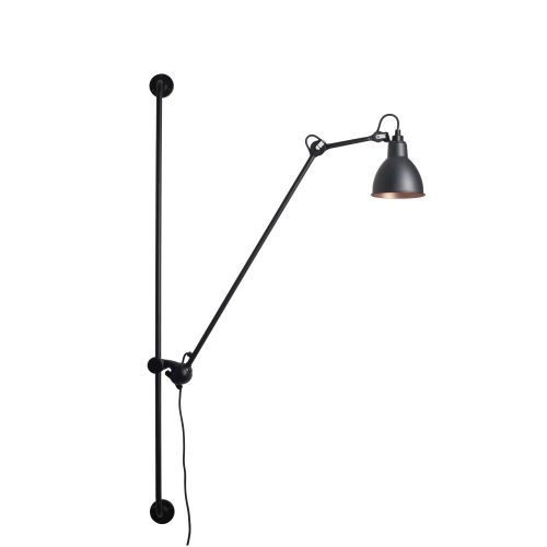 DCW Editions Lampe Gras N214 Round Wandlamp - Zwart - Koper