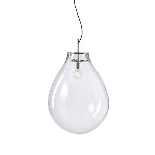 Bomma Tim Large Hanglamp - Transparant - Zilver