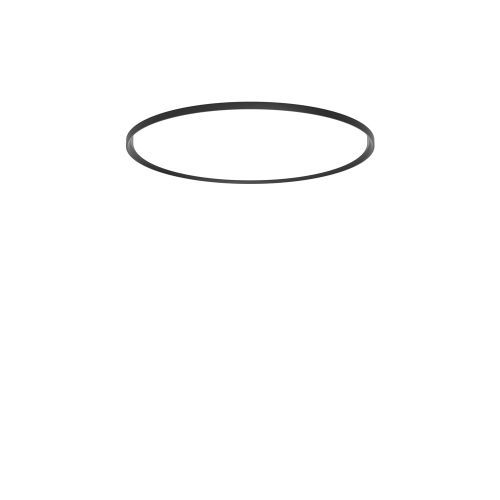 Louis Poulsen Slim Round 440 Recessed Plafondlamp - 3000K 2373lm Dali - Opal - Zwart