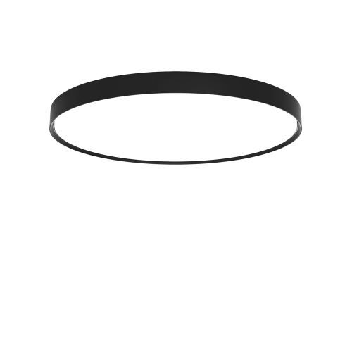 Louis Poulsen Slim Round 680 Semi-recessed Plafondlamp - 3000K 5814lm Dali - Opal - Zwart