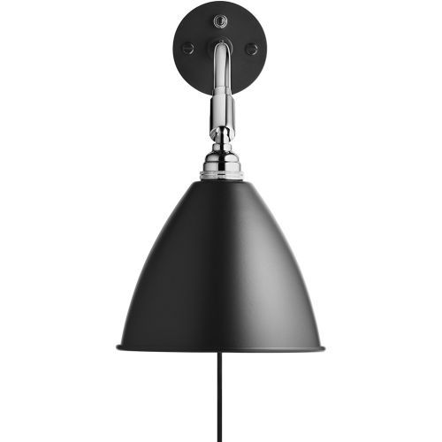 Gubi Bestlite BL7 wandlamp zwart-chroom met stekker