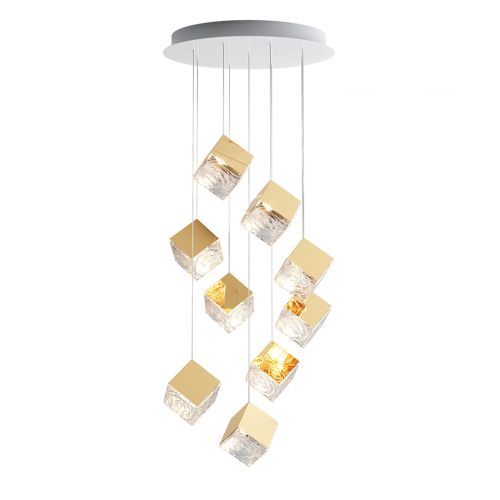 Bomma Pyrite 9 pcs Hanglamp - Goud