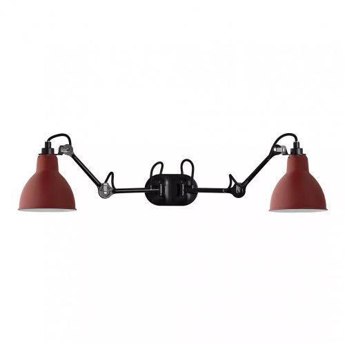DCW Editions Lampe Gras N204 Double Round Wandlamp Rood