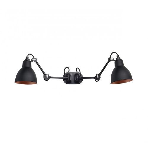 DCW Editions Lampe Gras N204 Double Round Wandlamp - Zwart/koper