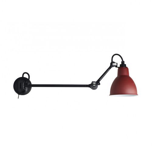 DCW Editions Lampe Gras N204 L 40 Round Wandlamp Rood