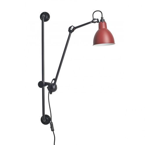 DCW Editions Lampe Gras N210 Round Wandlamp Rood