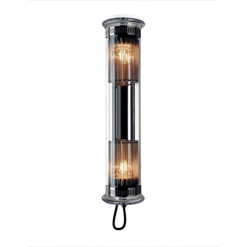 DCW Editions In The Tube 120-700 Wandlamp - Zilver - Gouden mesh - Transparante stop