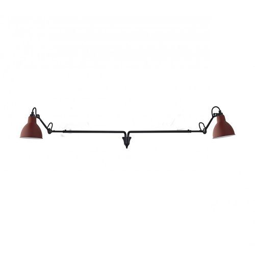 DCW Editions Lampe Gras N213 Double Round Wandlamp Rood