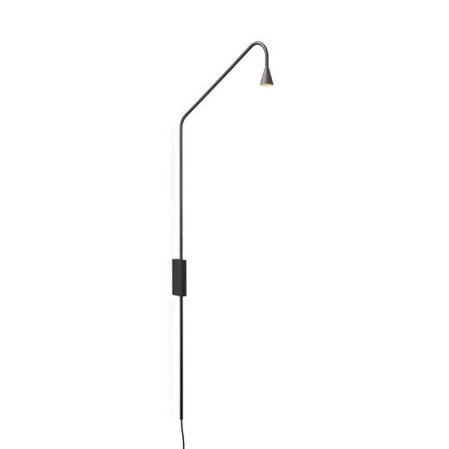 Trizo21 Austere-Wall Wandlamp Grijs Met stekker & dimmer