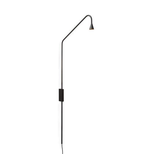 Trizo21 Austere-Wall Wandlamp Zwart Met stekker & dimmer