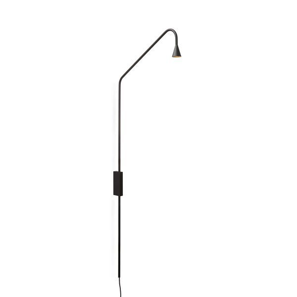 Trizo21 Austere-Wall Wandlamp Zwart Met stekker