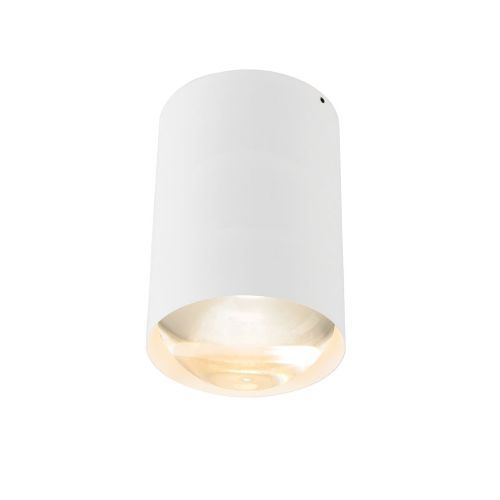 Trizo21 Bily 16 up Plafondlamp Wit frame Zilveren ring