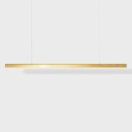Anour I Model Cordless Hanglamp - 250 cm - Gepolijst messing