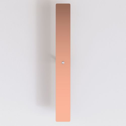 Anour Divar Wandlamp - 50 cm - Gepolijst koper