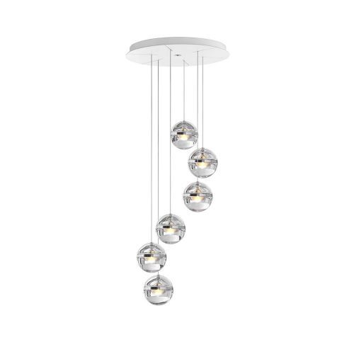 Lumina Limbus Chandelier Transparant Alu