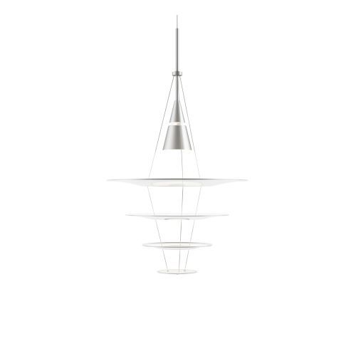 Louis Poulsen Enigma 425 Hanglamp - Wit/aluminium