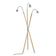 Less 'n' More Athene A-3HSL Vloerlamp - Aluminium