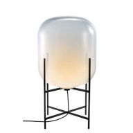 Pulpo Oda Medium Vloerlamp - Maanlicht wit - Zwart
