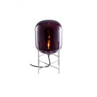 Pulpo Oda Small Vloerlamp - Aubergine - Chroom
