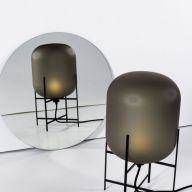 Pulpo Oda Large Vloerlamp - Grijs - Chroom