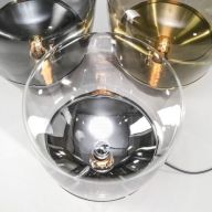 Brokis Balloon Large Vloerlamp - Zwart verchroomd - Rookgrijs