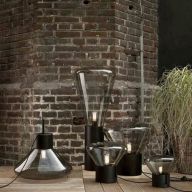 Brokis Muffin 3A Vloerlamp - Zwart - Rookgrijs