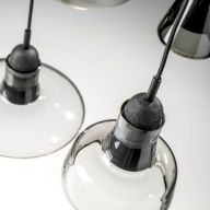 Brokis Shadows PC896 Hanglamp Zwart - Rookgrijs