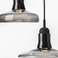 Brokis Shadows PC894 Hanglamp Zwart - Rookgrijs