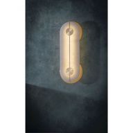 Bert Frank Brace Wandlamp - Large - Messing
