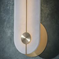 Bert Frank Brace Wandlamp - Large - Messing