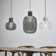Brokis Awa Large Hanglamp - Aluminium - Rookgrijs