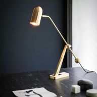 Bert Frank Stasis Tafellamp - Messing - Koper 