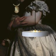 Bert Frank Revolve Hanglamp - Messing - Wit 