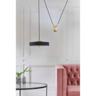 Bert Frank Revolve Rise & Fall Hanglamp - Messing - Blauw