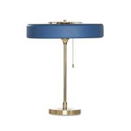 Bert Frank Revolve Tafellamp - Messing - Blauw