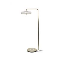 Bert Frank Revolve Vloerlamp - Messing - Wit 