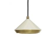 Bert Frank Shear Hanglamp - Messing - Wit 
