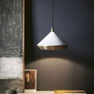 Bert Frank Shear Hanglamp - Chroom - Wit 