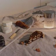 Flos Last Order Tafellamp - Gestreept - Koper