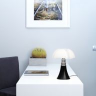 Martinelli Luce Minipipistrello Tafellamp LED met dimmer - Titanium
