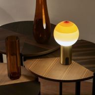 Marset Dipping Light Portable Tafellamp - Groen - Messing