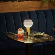 Marset Dipping Light Portable Tafellamp - Groen - Messing