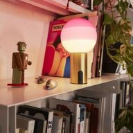 Marset Dipping Light Portable Tafellamp - Groen - Messing
