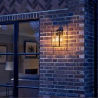 Astro Lighting Box Lantern 350 Buiten Wandlamp - Zwart