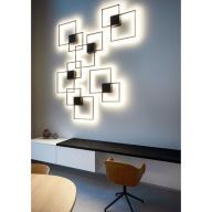 Wever Ducre Venn 1.0 LED Wandlamp - Zwart